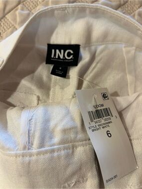 I.N.C. Bright White Button-Up Shirt